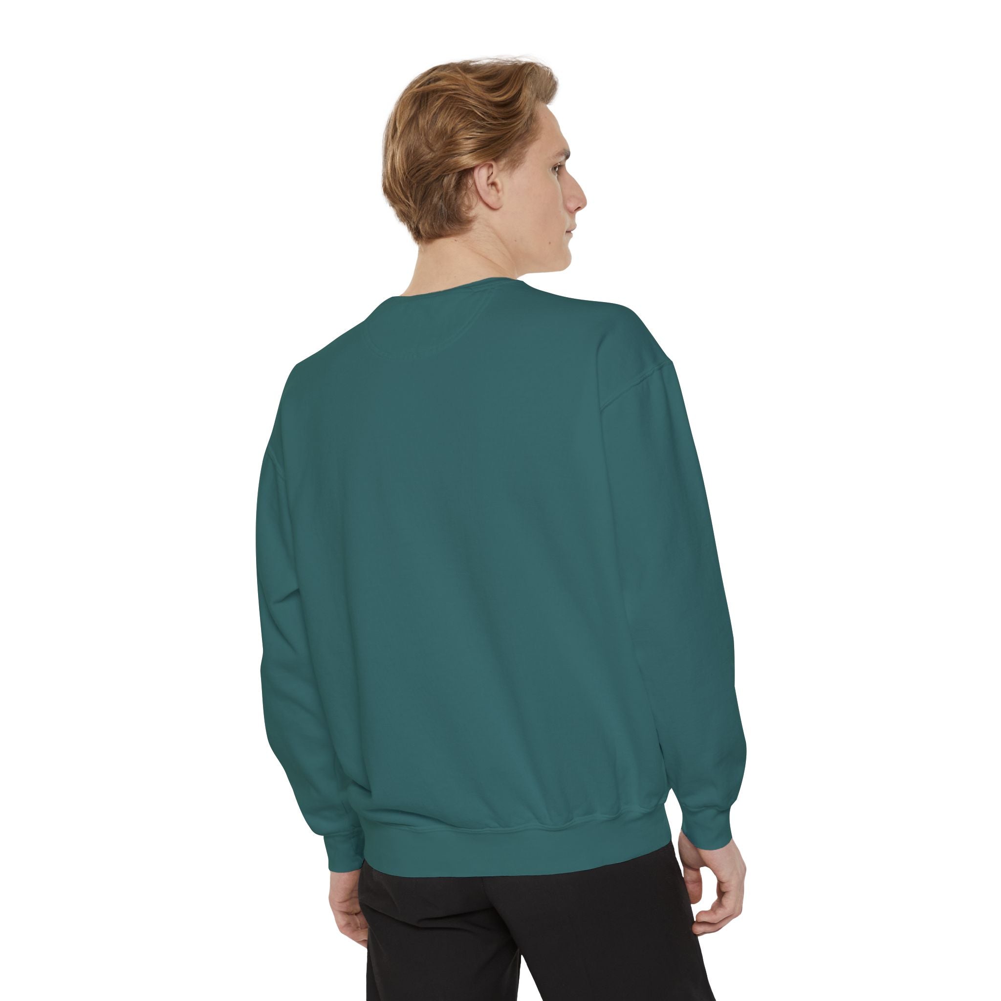 Barcode Unisex Garment-Dyed Sweatshirt