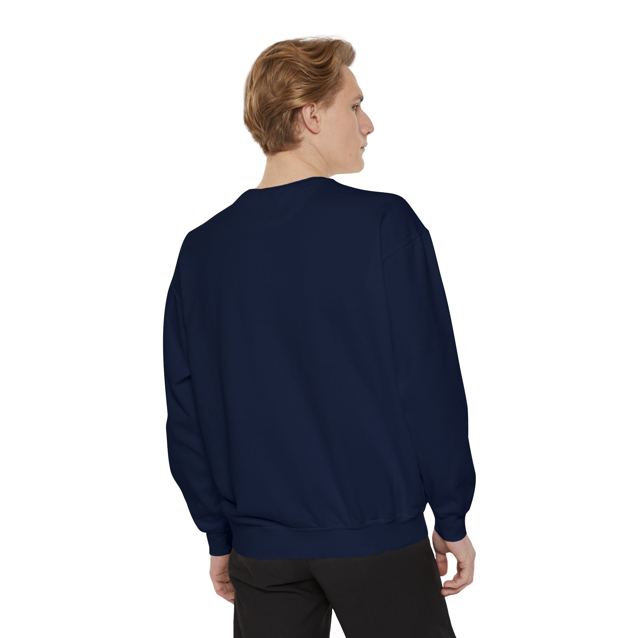 Barcode Unisex Garment-Dyed Sweatshirt