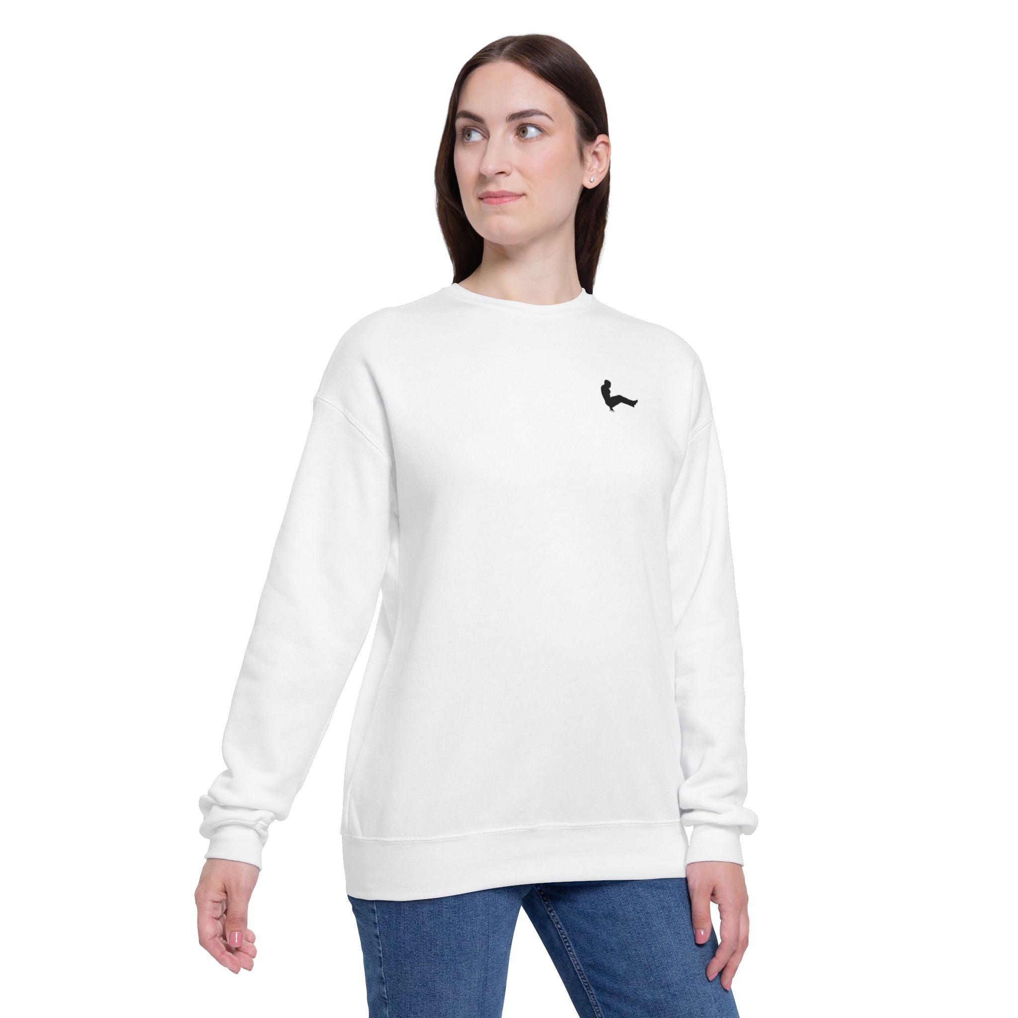 Barcode Unisex Drop Shoulder Sweatshirt